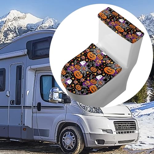 Christmas Trees Toilet Lid Cover and Toilet Tank Cover Set Stretch Seat Covers W620951