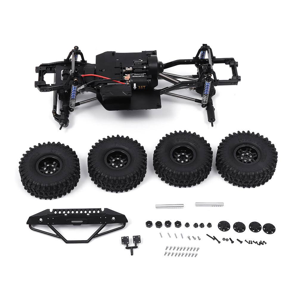 Metal Frame Chassis for Scx10ii 1/10 RC Car with 540 Motor H982783