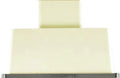40 in. Antique White Wall Mount Range Hood with 600 CFM Blower V77646