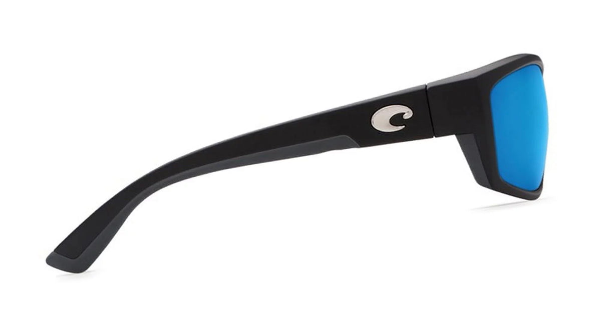 Matte Black Blue Sunglasses S450