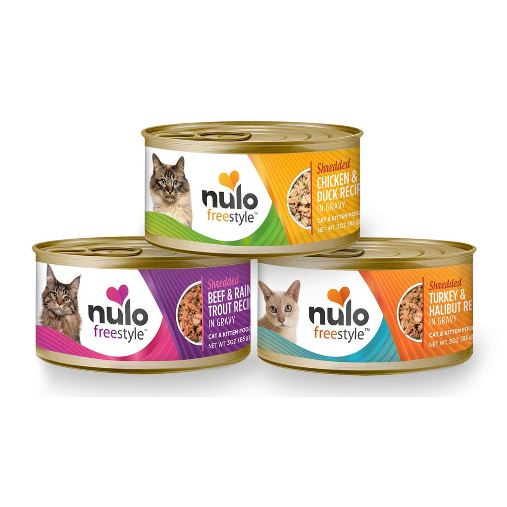 Shredded Turkey & Halibut Canned Cat Food U8504