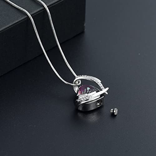 Stainless Steel Cremation Urn Necklace Pendant L8767