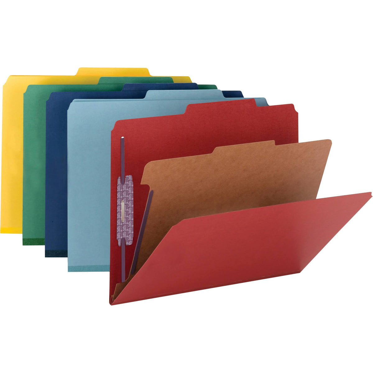 Blue Pressboard Classification Folders L946