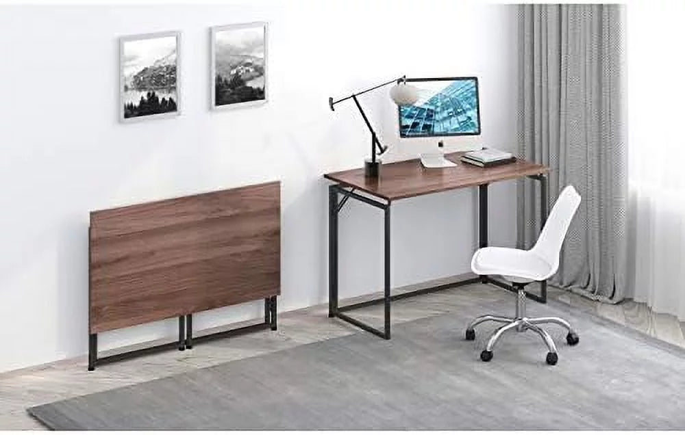 Folding Desk, Walnut Laminate G2919