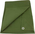 10' x 16' Green Canvas Tarp 12oz Pack of 2 C9414