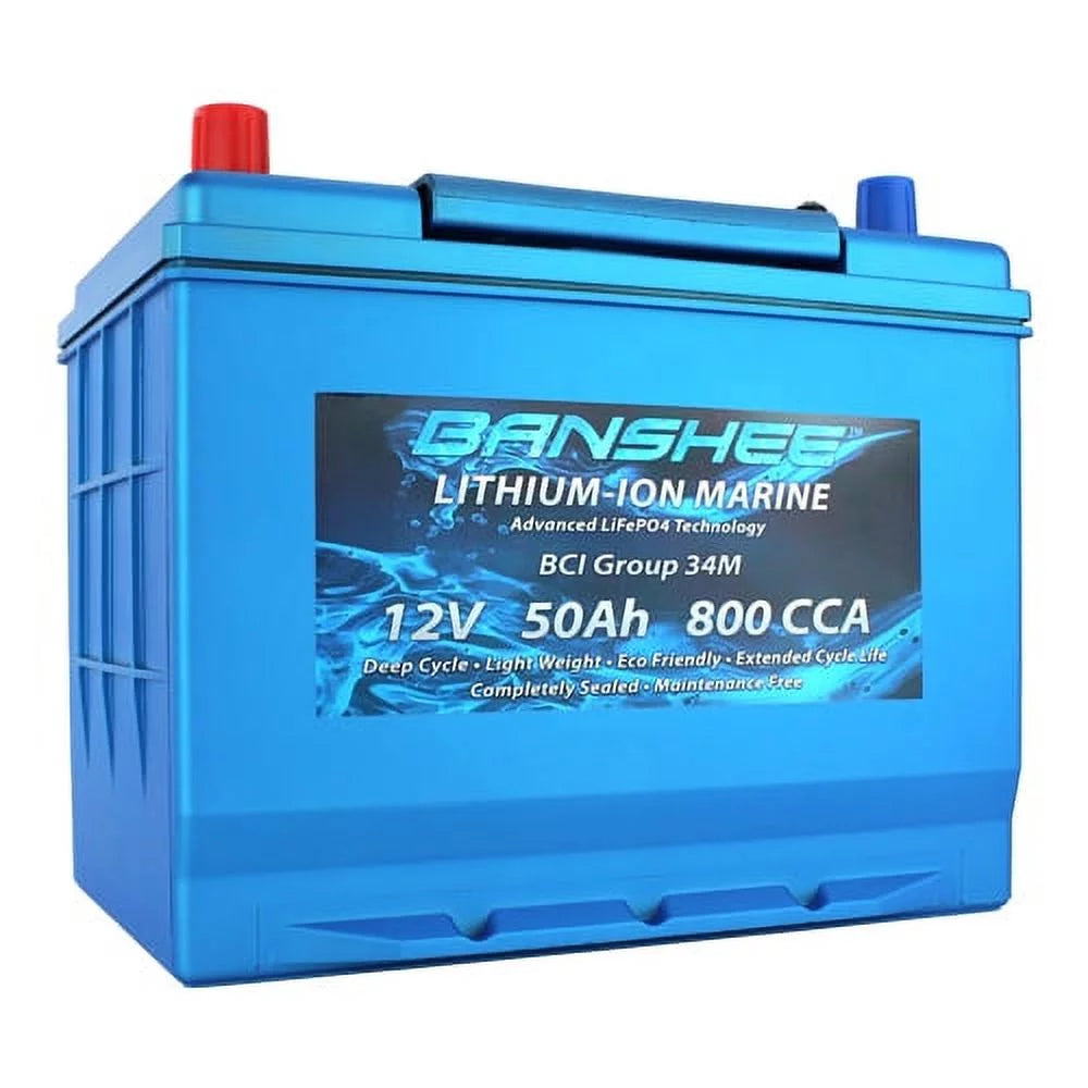Deep Cycle Lithium-Ion RV Starting Battery Group 34 H123199