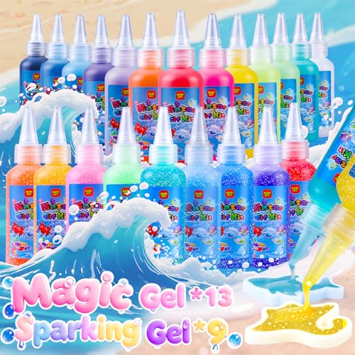 Water Gel DIY Craft Kit with 22 Gels and 22 Molds Q373666