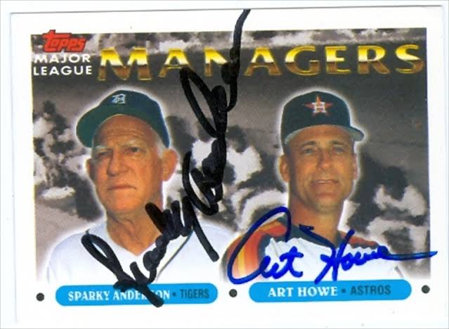 1993 Topps Managers Baseball Card D81945