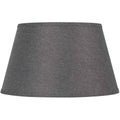 Grey Round Hardback Linen Shade G290