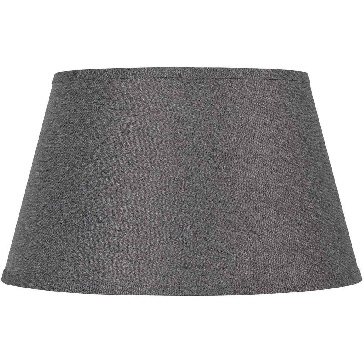 Grey Round Hardback Linen Shade G290