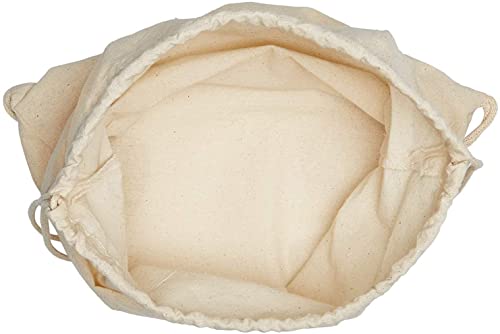 12 Pack Cotton Canvas Drawstring Backpack Bags K9166