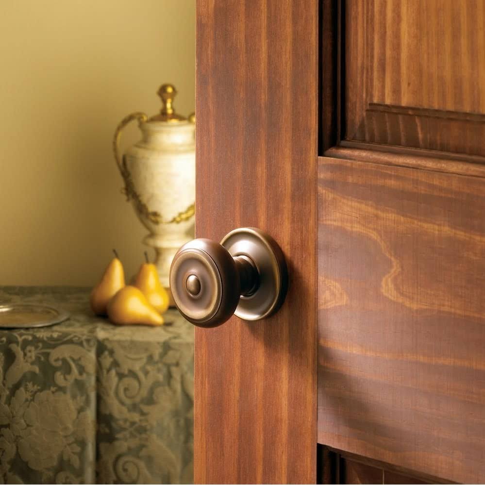 Oil-Rubbed Bronze Full Dummy Knob Set I895116