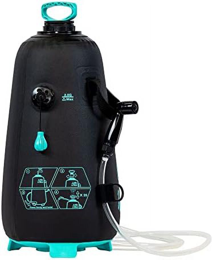 Portable Shower with Travel Case, Shower Head and 7Ft Hose, Holds 2.5 Gallons J189005