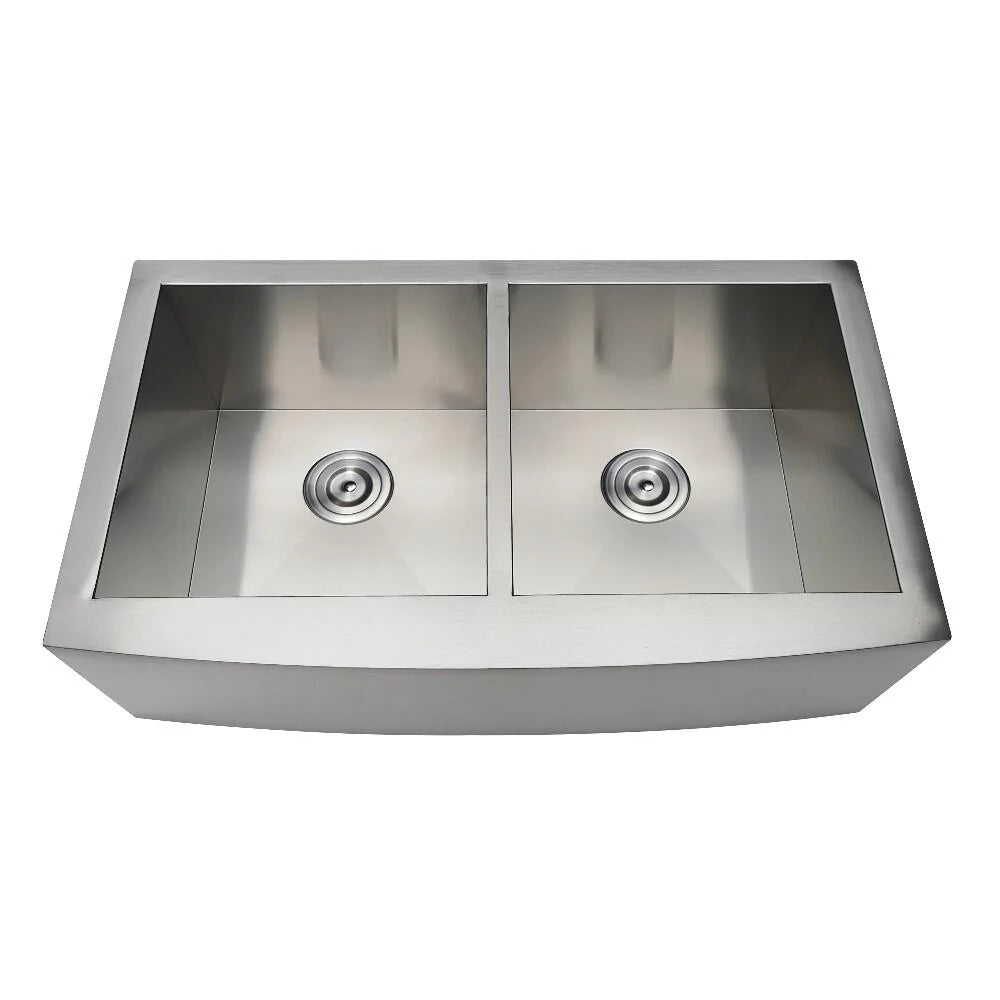 33 In. Drop-In Stainless Steel Double Bowl Kitchen Sink I69708