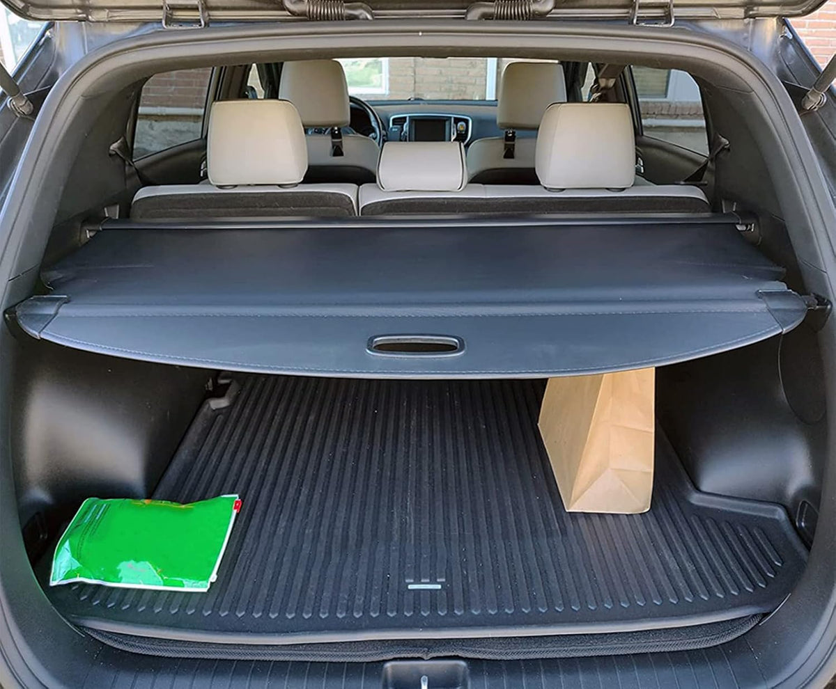 Retractable Cargo Cover Trunk Cover Black V130