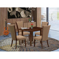 Mahogany Light Sable Dining Room Table Set of 4 X47959