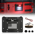 Spare Tire Delete License Plate Relocation Kit with Light N51576