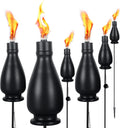 6 Pack 60 inch Metal Outdoor Light Torches A825