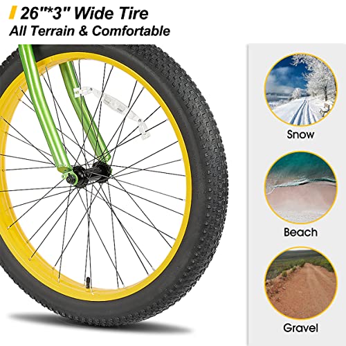 26 x 3 Inch Single Speed Beach Cruiser Bike M8336
