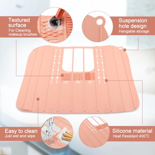 Silicone Foldable Heat Resistant Sink Cover Y398