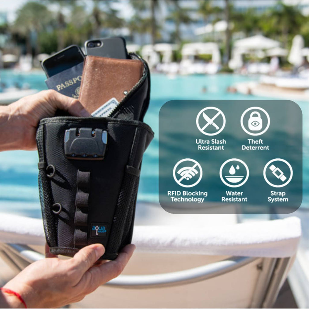 Blue Portable Travel Safe Q8202