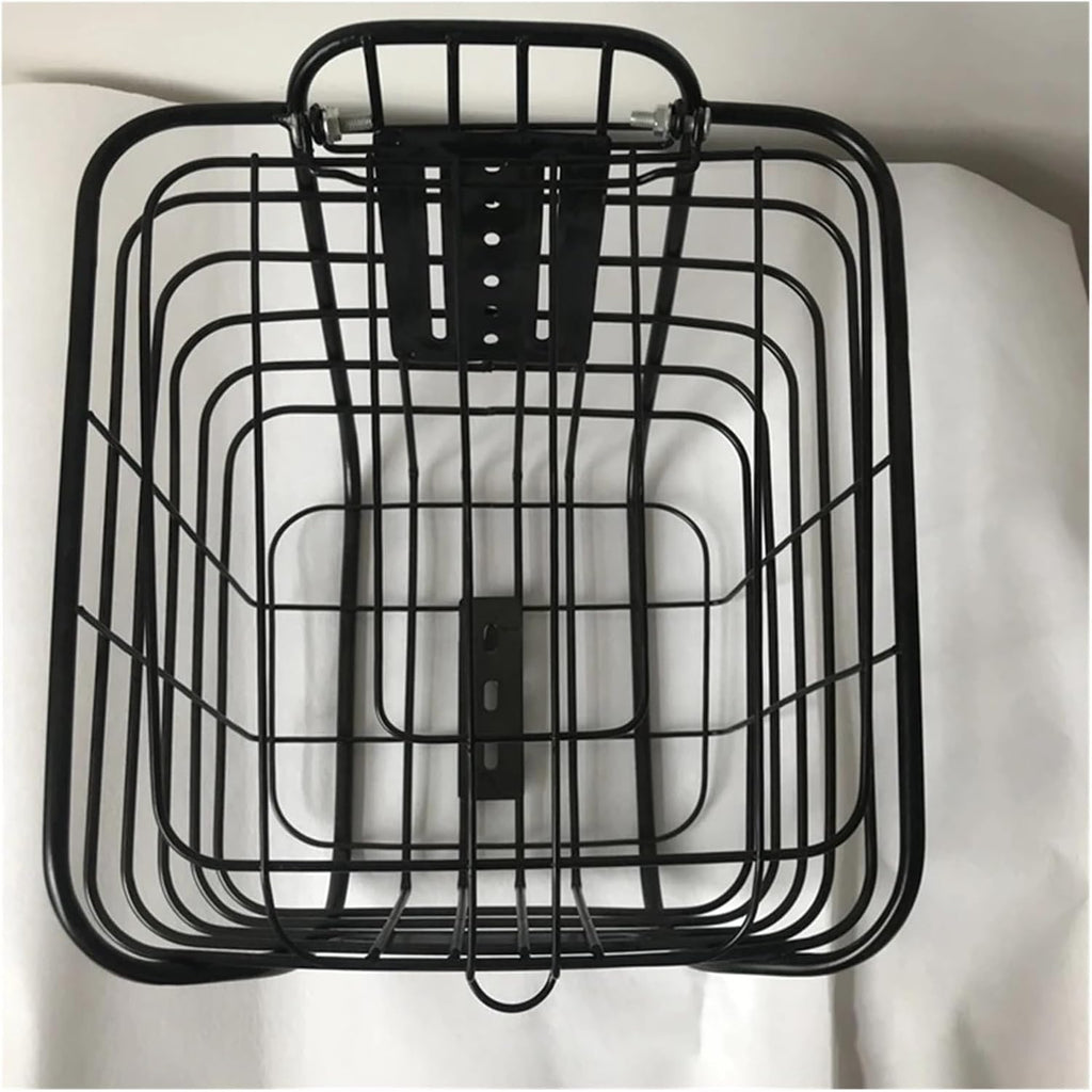 Large-Capacity Metal Bike Basket with Cover L7052