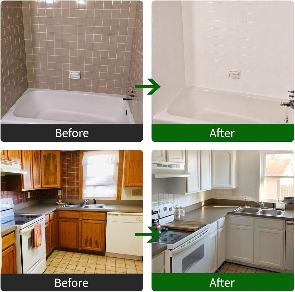 White 35 oz Tub and Tile Refinishing Kit F54882