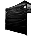 10x10 ft. Pop Up Canopy Tent with Roller Bag and Sidewalls, Black F63050