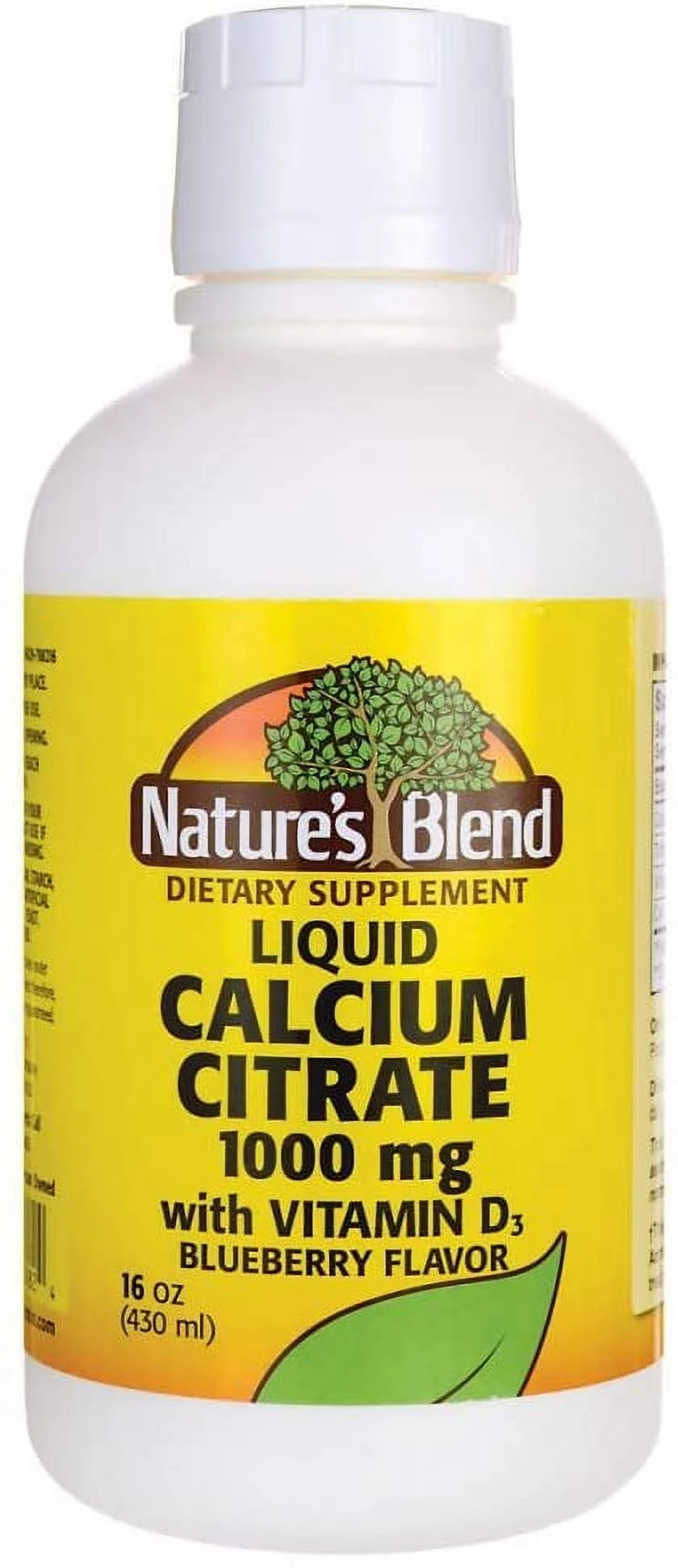 16 Oz Liquid Calcium Citrate with Vitamin D3 400 IU Q8855