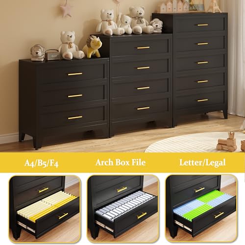 Green 3 Drawer Metal File Cabinet Q284