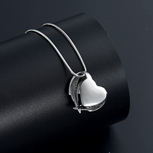 Stainless Steel Cremation Urn Necklace Pendant L8767