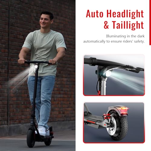 Electric Scooter with 8.5" Tires, Peak 500W Motor, Folding N495707