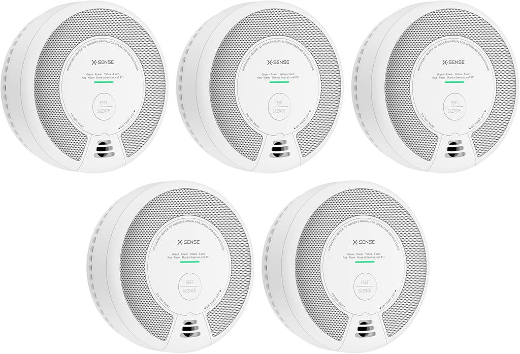 2-in-1 Smoke and Carbon Monoxide Detector Alarm V4281