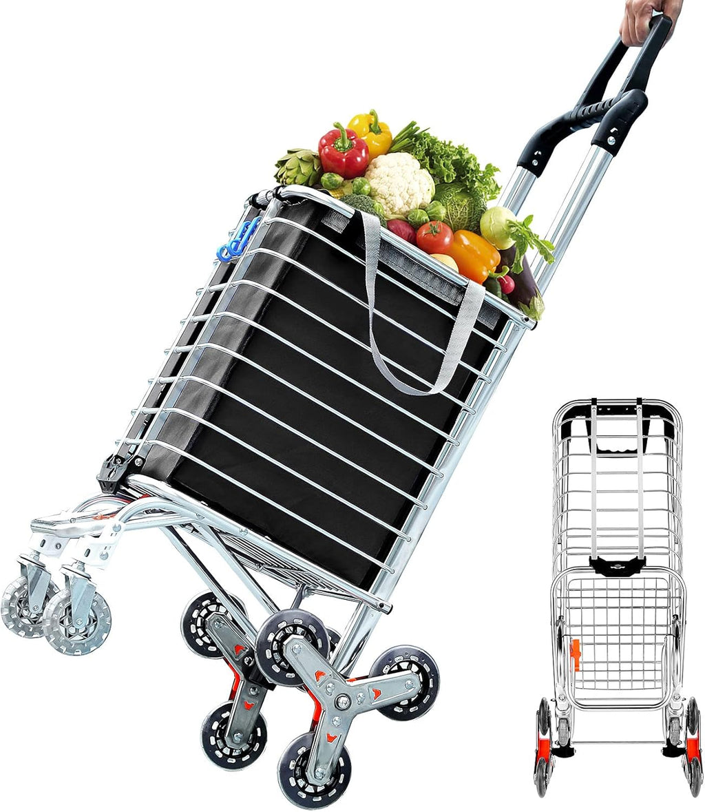 Blue Heavy Duty Stair Climbing Shopping Cart Q893