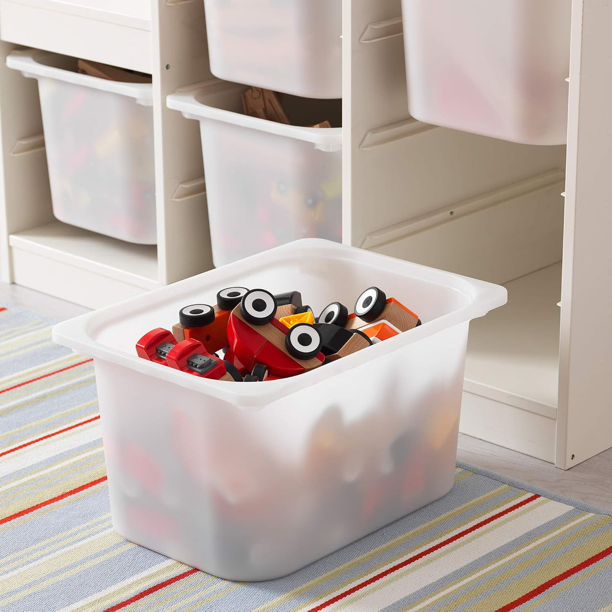 White 99x44x94 cm Storage Combination with Boxes U543127