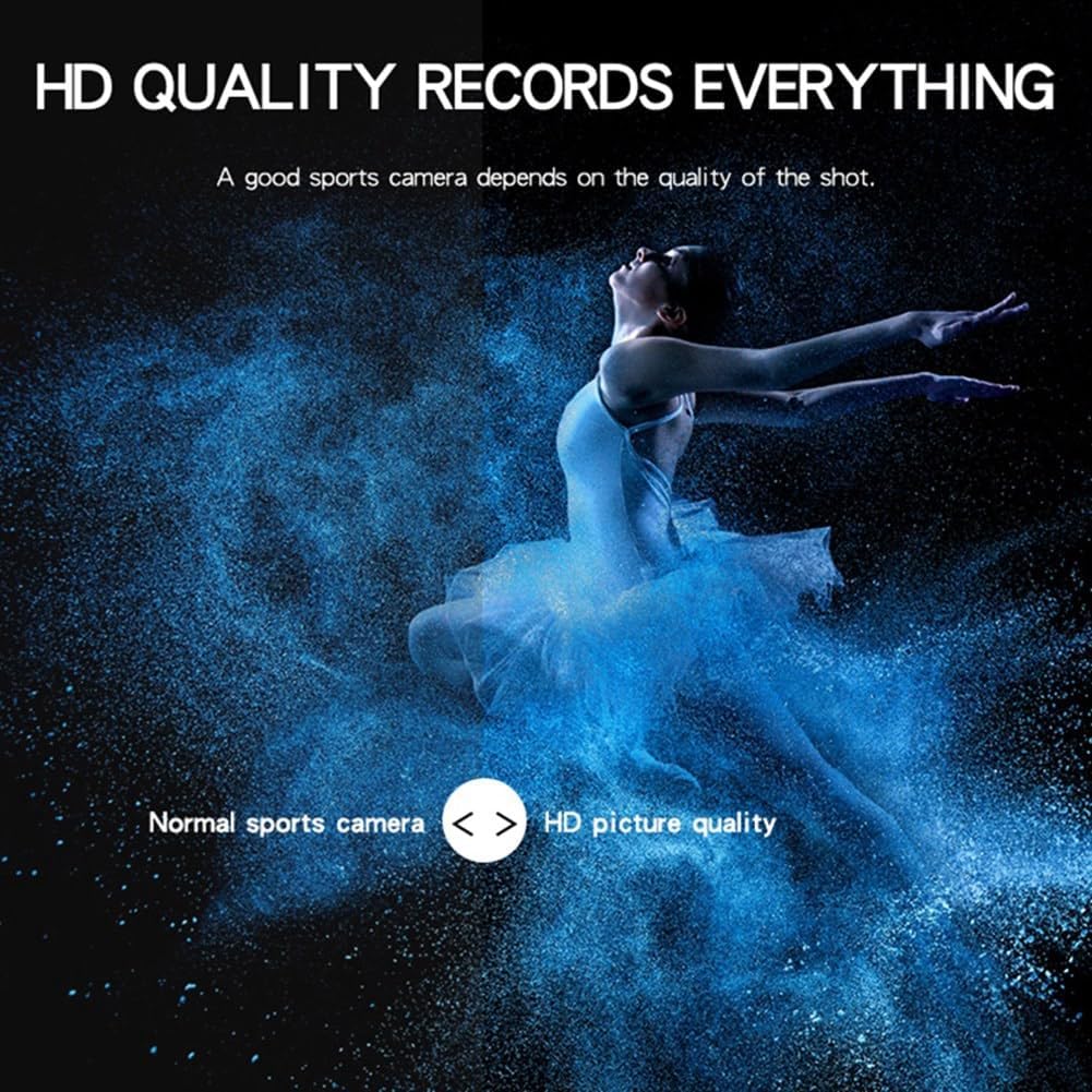 Night Vision Head-Mounted Action Camera Helmet Video Recording DVR Cam N97597