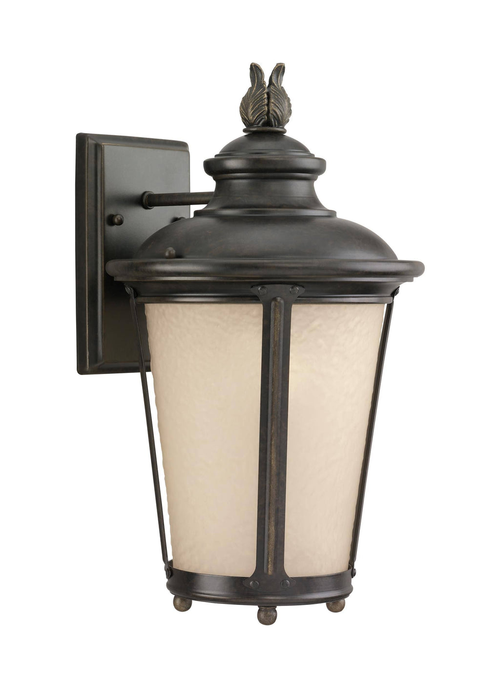 Burled Iron Outdoor Wall Lantern C933