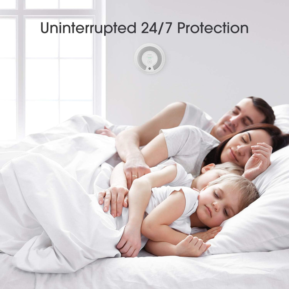 2-in-1 Smoke and Carbon Monoxide Detector Alarm V4281
