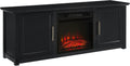 58-inch Low Profile TV Stand with Electric Fireplace L918