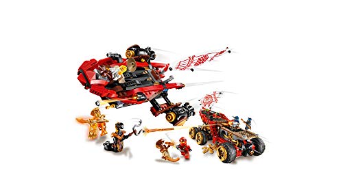 LEGO NINJAGO Land Bounty Toy Truck Building Set with Ninja Minifigures (1,178 Pieces) Q2099