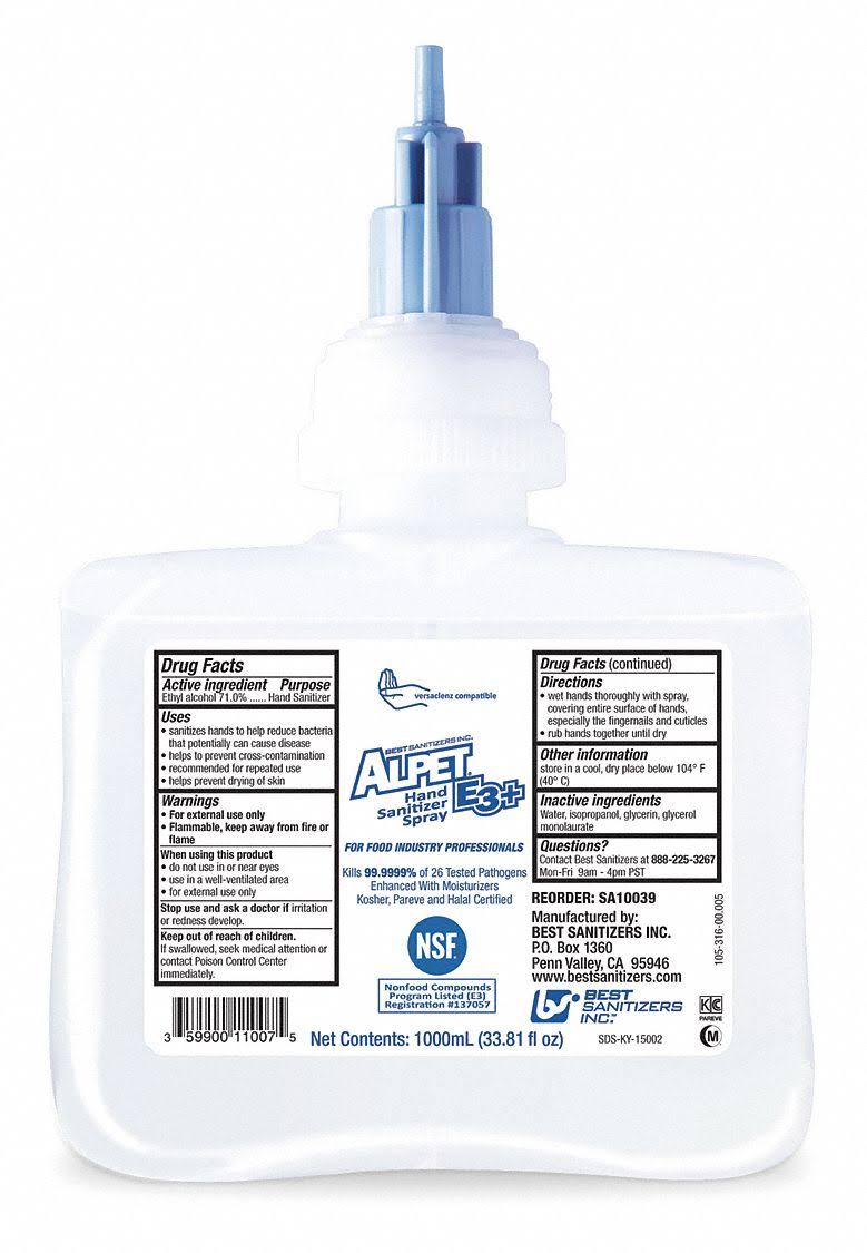 1L Hand Sanitizer, PK6 V123875