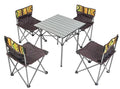 Folding Travel Camping 1 Table 4 Chairs Set with Carry Bag X2955