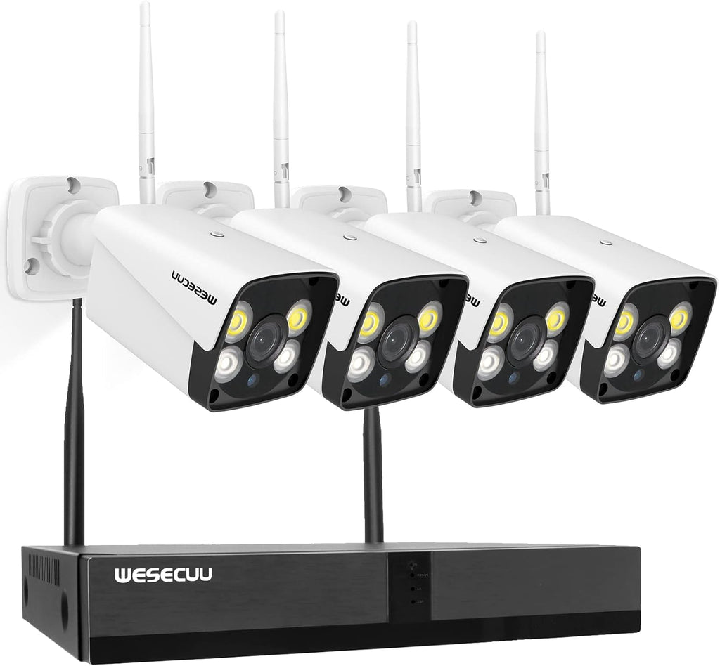 3MP Outdoor Security Camera with Floodlight A383