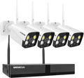 3MP Outdoor Security Camera with Floodlight A383