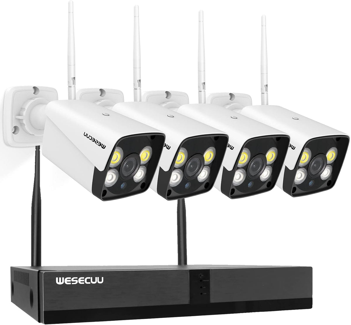 3MP Outdoor Security Camera with Floodlight A383