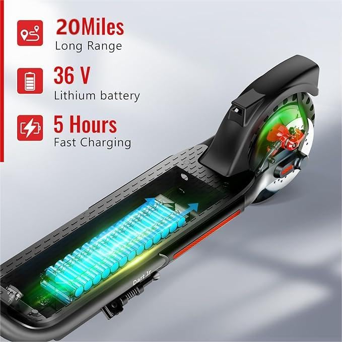 Electric Scooter with 8.5" Tires, Peak 500W Motor, Folding N495707