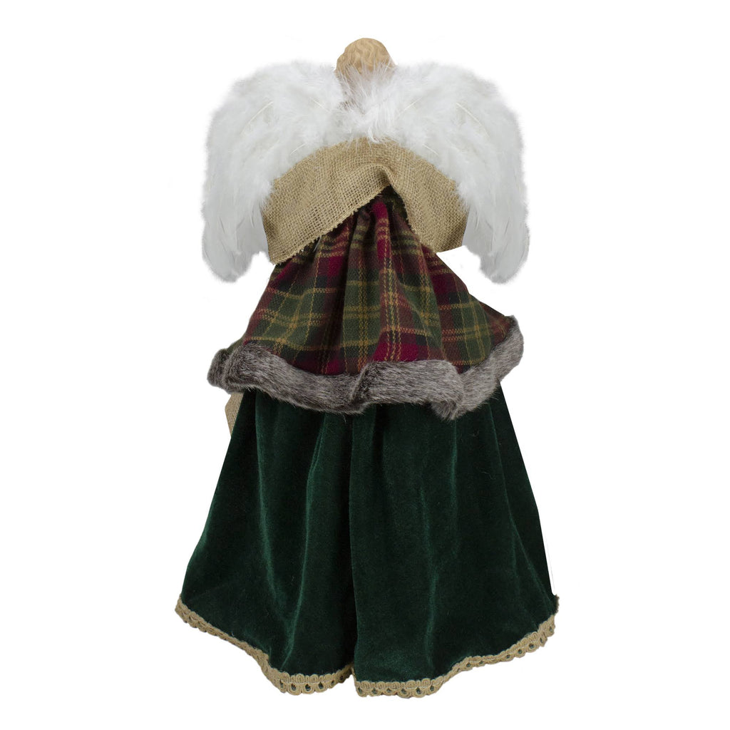 Red and Green Angel Christmas Tree Topper I735