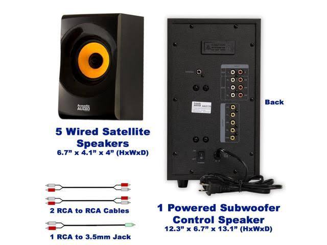 5.1 Channel Home Theater Speaker System H80868