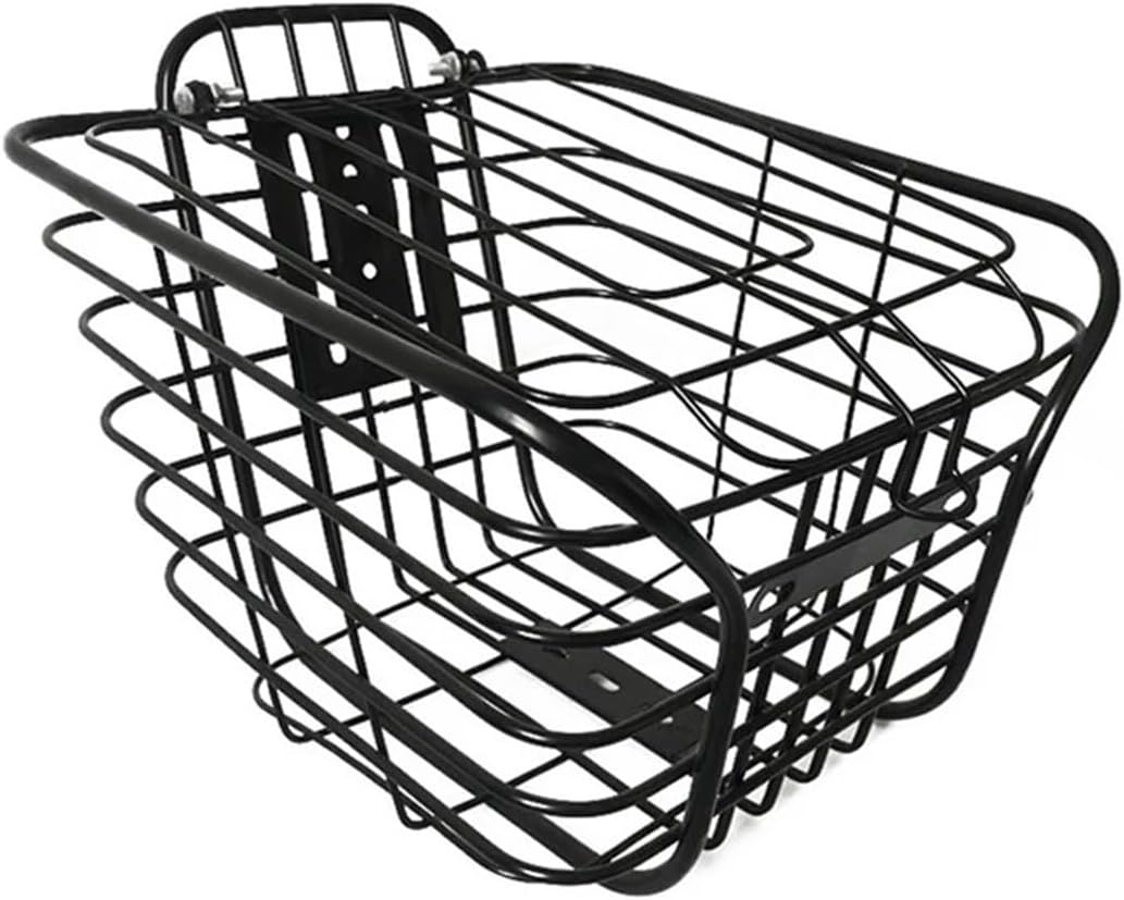 Large-Capacity Metal Bike Basket with Cover L7052
