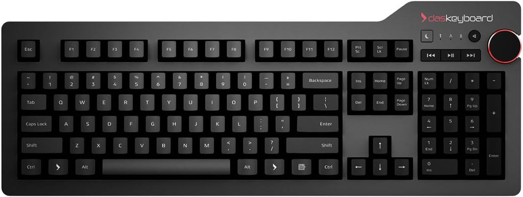 Wired Mechanical Keyboard, Cherry MX Brown Switches, Aluminum Top (104 Keys, Black) W435766